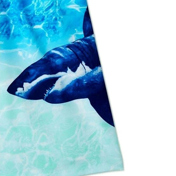 Blue Green Quick-Dry Swim Trunks - Boys Size Small (6-7) Wonder Nation Swimwear - Picture 2 of 4